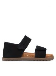 Lasocki Kids Sandały PORTA CI12-PORTA-02(III)CH Granatowy. Niebieskie sandały dziewczęce Lasocki Kids, z nubiku, bez obcasa, bez zapięcia. Za 96.99 zł.