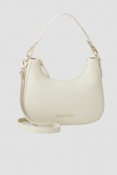 VALENTINO Ecru torebka Brixton Hobo Bag. Brązowe torebki klasyczne damskie Valentino by Mario Valentino, ze skóry ekologicznej, bez dodatków. W wyprzedaży za 340.99 zł.