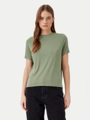JDY T-Shirt Como 15328940 Zielony Regular Fit. Zielone t-shirty damskie JDY, xs, bez wzorów, z wiskozy, bez kołnierzyka. Za 79.99 zł.