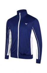 Bluza sportowa VICTOR J-43600 B. Niebieskie bluzy damskie Victor, l, bez wzorów, z materiału, bez kaptura. Za 159.99 zł.