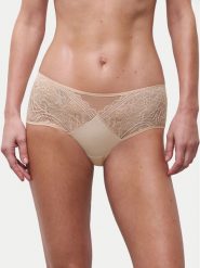 Chantelle Bokserki Floral Touch C94240 Beżowy. Brązowe bokserki damskie Chantelle, bez wzorów, z syntetyku. Za 159.99 zł.
