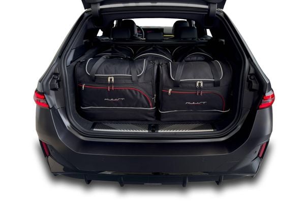 Torby Do Bagażnika Bmw I5 Touring Ev 2023+ 5Szt Kjust. Czarne torby podróżne KJUST, bez wzorów, z kauczuku. Za 1,593.00 zł.