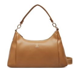Torebka Tommy Hilfiger. Brązowe torebki klasyczne damskie Tommy Hilfiger, bez dodatków. Za 529.99 zł.