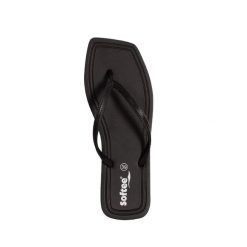 Klapki damskie Softee Capri. Białe klapki damskie Softee, bez wzorów, bez obcasa, bez zapięcia. Za 126.99 zł.