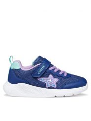 Geox Sneakersy J Sprintye Girl J55FWA 0AS54 C4300 D Granatowy. Niebieskie buty sportowe dziewczęce Geox, bez wzorów, z materiału, bez zapięcia. Za 179.99 zł.