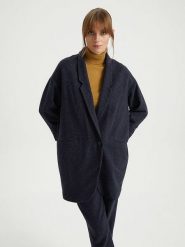 BGN Kurtka przejściowa w kolorze granatowym rozmiar: 36. Niebieskie kurtki damskie BGN, bez wzorów, z wełny, bez kaptura. Za 100.52 zł.