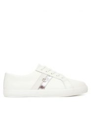 LAUREN RALPH LAUREN Sneakersy Janson II 802979186001 Biały. Białe obuwie sportowe damskie Lauren Ralph Lauren, ze skóry, bez zapięcia. Za 379.99 zł.