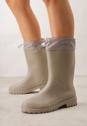 Szare Kalosze ze Ściągaczami przy Cholewce Bastotus. Szare kalosze damskie Renee, bez wzorów. Za 74.99 zł.