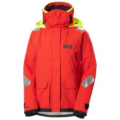 Damska kurtka z zegarkiem Helly Hansen Skagen Pro. Czerwone kurtki damskie Helly Hansen, na lato, l, bez wzorów, z materiału, bez kaptura. Za 2,310.00 zł.
