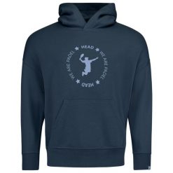 Bluza z kapturem unisex PADEL. Czerwone bluzy damskie Head, na zimę, xl, bez wzorów, z materiału, z kapturem. W wyprzedaży za 315.00 zł.