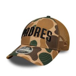 Czapka trucker San Diego Padres New Era 9Forty Wordmark. Brązowe czapki z daszkiem damskie New Era, bez wzorów. Za 236.50 zł.