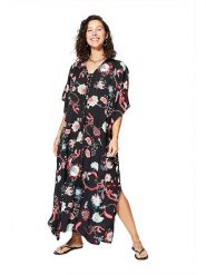 Ipanima Sukienka w kolorze czarnym ze wzorem rozmiar: 34-40. Czarne sukienki damskie Ipanima, bez wzorów, bez ramiączek. Za 78.99 zł.