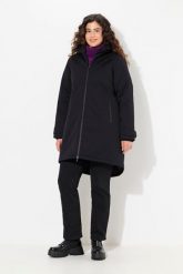 Damskie Kurtka funkcyjna HYPRAR wodoodporna dwukierunkowy zamek błyskawiczny. Czarne kurtki damskie Ulla Popken, plus size, bez wzorów, z materiału, bez kaptura. Za 799.99 zł.