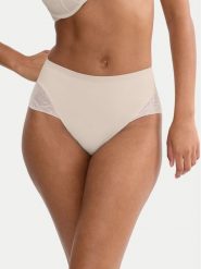 Triumph Figi klasyczne z wysokim stanem Comfort Contour 10226329 Beżowy jasny. Brązowe figi Triumph, bez wzorów, z syntetyku. Za 119.99 zł.