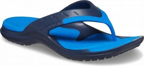 Japonki Dla Dorosłych Crocs Modi Sport Flip. Szare klapki damskie Crocs, bez wzorów, z materiału, bez obcasa, bez zapięcia. Za 109.99 zł.