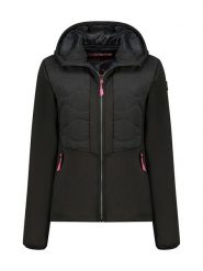 Canadian Peak Kurtka polarowa "Tigneseak" w kolorze czarnym rozmiar: S. Czarne kurtki damskie Canadian Peak, s, bez wzorów, z materiału, bez kaptura. Za 156.98 zł.