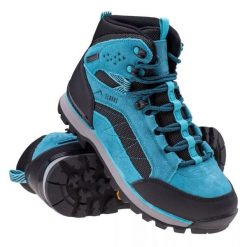 Buty Elbrus Ester Mid Ag V W 92800555471 niebieskie. Niebieskie obuwie trekkingowe damskie z gumy, bez zapięcia. Za 644.71 zł.