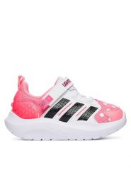 Adidas Sneakersy Disney Lightorama Minnie Mouse HQ9193 Różowy. Czerwone buty sportowe dziewczęce Adidas, bez wzorów, z materiału, bez zapięcia. Za 239.99 zł.