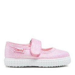 Baleriny Cienta. Czerwone baleriny dziewczęce Cienta, bez wzorów, bez obcasa, bez zapięcia. Za 79.99 zł.