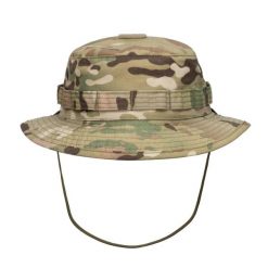 Kapelusz turystyczny Boonie Mk2 Multicam. Brązowe kapelusze damskie HELIKON-TEX, bez wzorów, z bawełny, militarne. Za 95.99 zł.