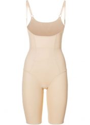 Body bezszwowe shape, średni stopień modelowania sylwetki. Brązowe bielizna korygująca bonprix, bez wzorów. Za 134.99 zł.