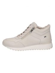Caprice Skórzane sneakersy w kolorze kremowym rozmiar: 36. Brązowe obuwie sportowe damskie Caprice, bez zapięcia. Za 215.21 zł.