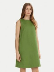 Weekend Max Mara Sukienka codzienna Racer 2515221102 Zielony Regular Fit. Zielone sukienki damskie Weekend Max Mara, bez wzorów, z bawełny, bez ramiączek. Za 1,279.00 zł.