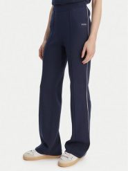 Guess Spodnie dzianinowe V6RB14 Z4642 Granatowy Regular Fit. Niebieskie spodnie materiałowe damskie Guess, z aplikacjami, z dzianiny. Za 524.99 zł.