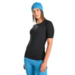 Oddychająca Koszulka Z Krótkim Rękawem Ultra. Czarne bluzki damskie NESSI SPORTSWEAR, m, bez wzorów, bez kołnierzyka, bez ramiączek. Za 299.00 zł.