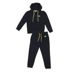 Bluza z bawełna z kaptur na co dzień na siłownię. Czarne bluzy damskie LEONE 1947 APPAREL, s, bez wzorów, z bawełny, bez kaptura. W wyprzedaży za 132.85 zł.