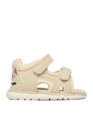 Nelli Blu Sandały CEO-CM250521-5 Beżowy. Brązowe sandały dziewczęce Nelli Blu, ze skóry, bez obcasa, bez zapięcia. Za 89.99 zł.