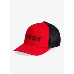 Czapka z daszkiem Fox Absolute Flexfit Hat. Czerwone czapki z daszkiem damskie FOX, bez wzorów. Za 139.99 zł.