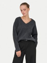 ONLY Sweter Mari 15360940 Szary Loose Fit. Szare swetry klasyczne damskie Only, xs, z syntetyku, bez kołnierzyka. Za 169.99 zł.