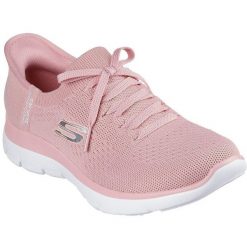 Adidasy Skechers Summits-new Daily, Kobiety. Czerwone obuwie sportowe damskie Skechers, bez zapięcia, na fitness i siłownię. Za 490.00 zł.