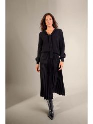 Perfect Cashmere Kaszmirowy sweter "Noty" w kolorze czarnym rozmiar: S. Czarne swetry klasyczne damskie Perfect Cashmere, s, z kaszmiru, bez kołnierzyka. Za 413.99 zł.