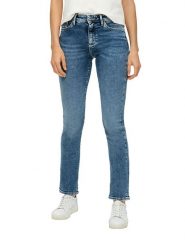 S.OLIVER RED LABEL Dżinsy - Slim fit - w kolorze niebieskim rozmiar: 38/L30. Niebieskie jeansy damskie s.Oliver RED LABEL. Za 105.88 zł.
