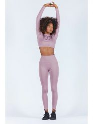 Onamaste Legginsy sportowe w kolorze lawendowym rozmiar: L/XL. Różowe legginsy damskie Onamaste, l, bez wzorów, z materiału. Za 118.56 zł.