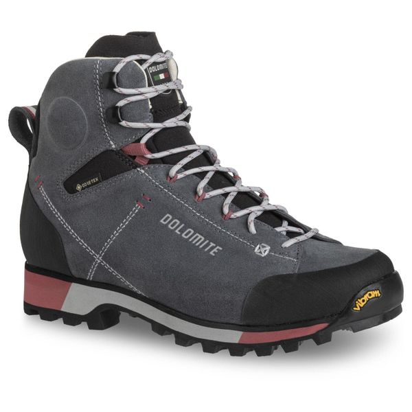 Buty trekkingowe damskie Dolomite Cinquantaquattro Hike Evo GTX. Szare obuwie trekkingowe damskie Dolomite, bez zapięcia. W wyprzedaży za 540.00 zł.