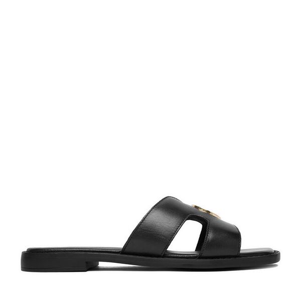 Klapki Beverly Hills Polo Club. Czarne klapki damskie Beverly Hills Polo Club, bez wzorów, bez obcasa, bez zapięcia. Za 238.99 zł.
