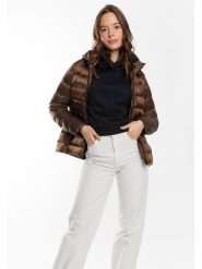 Northwood Kurtka pikowana "Jamie" w kolorze ciemnobrązowym rozmiar: XL. Brązowe kurtki damskie Northwood, xl, bez wzorów, bez kaptura. Za 162.87 zł.