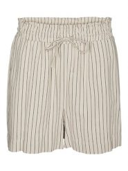 Vero Moda Szorty w kolorze beżowo-czarnym rozmiar: XS. Brązowe szorty damskie Vero Moda, bez wzorów, z wiskozy, z podwyższonym stanem. Za 39.31 zł.