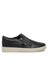 ECCO Sneakersy 21860301001 Czarny. Czarne obuwie sportowe damskie ECCO, ze skóry, bez zapięcia. W wyprzedaży za 359.99 zł.