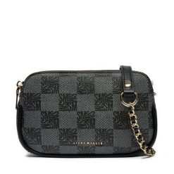 Torebka Steve Madden. Czarne torebki wieczorowe damskie Steve Madden, bez wzorów, bez dodatków. Za 219.99 zł.