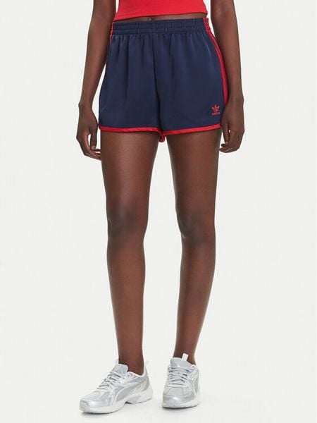 Adidas Szorty sportowe adicolor 3-Stripes Sprinter JZ3514 Granatowy Loose Fit. Niebieskie spodenki sportowe damskie Adidas, xl, bez wzorów, z syntetyku. Za 109.99 zł.