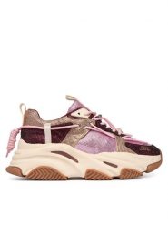Steve Madden Sneakersy Vault 2R 11003549 Bordowy. Czerwone obuwie sportowe damskie Steve Madden, z materiału, bez zapięcia. Za 639.99 zł.