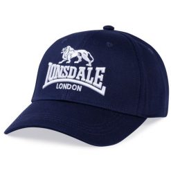 Czapka Lonsdale Salford. Niebieskie czapki damskie Lonsdale, bez wzorów. Za 149.50 zł.