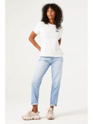 Garcia Dżinsy "Isabella" - Mom fit - w kolorze błękitnym rozmiar: W25/L30. Niebieskie jeansy damskie Garcia, z podwyższonym stanem. Za 264.95 zł.