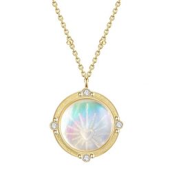 Glanzstücke München Naszyjnik srebrny srebro wysokiej próby Cyrkonia Masa perłowa żółte złoto Naszyjniki 1 ct Damski. Białe naszyjniki damskie Glanzstücke München, z cyrkonią, srebrne. Za 199.99 zł.