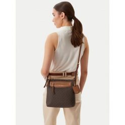 Torebka MICHAEL Michael Kors. Brązowe listonoszki damskie MICHAEL Michael Kors, bez wzorów, bez dodatków. Za 1,049.00 zł.