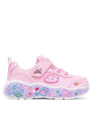 Skechers Sneakersy Play Scene - Fun Squad 303158N/LPMT Różowy. Czerwone buty sportowe dziewczęce Skechers, z materiału, bez zapięcia. Za 179.99 zł.